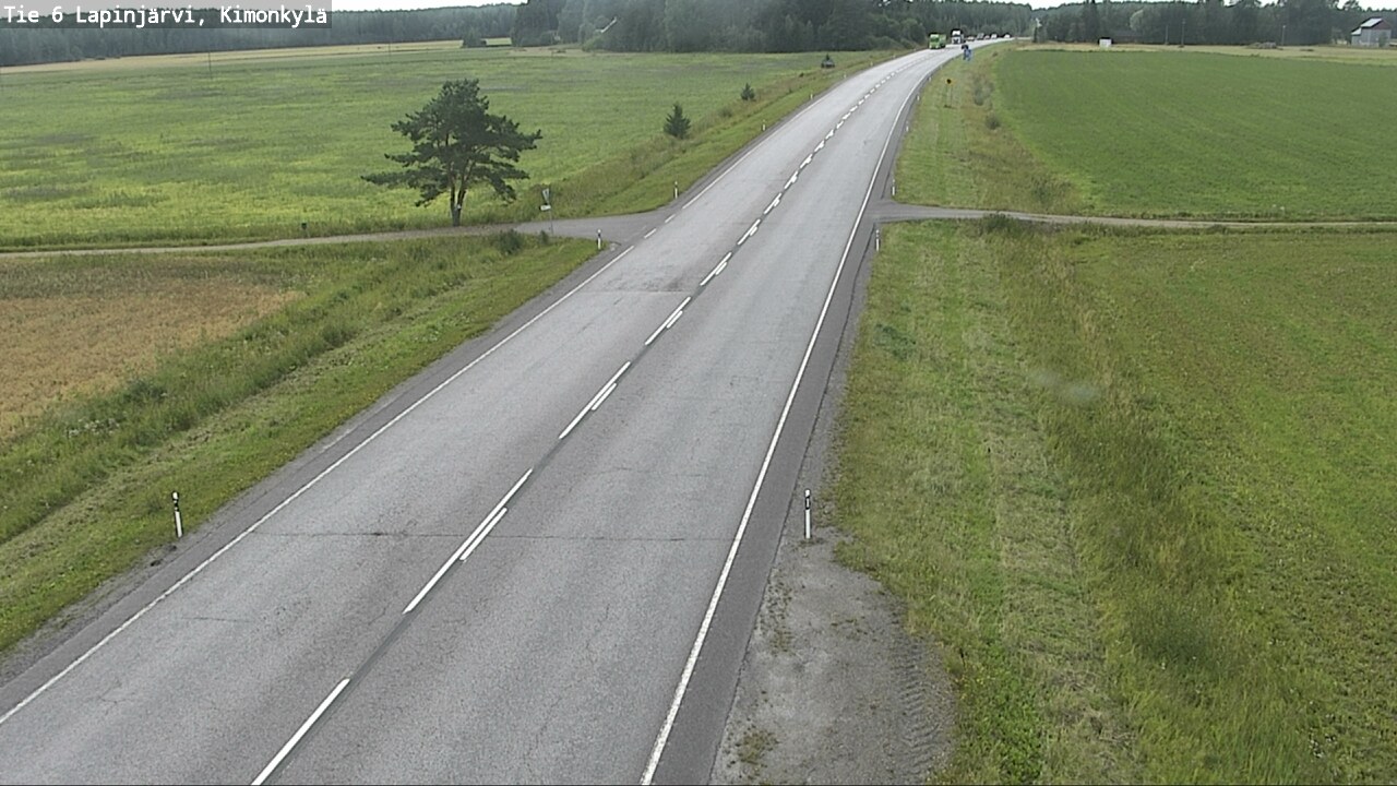 Weather Camera Image Road 6 Lapinjärvi, Kimonkylä, Lapinjärvi, Uusimaa