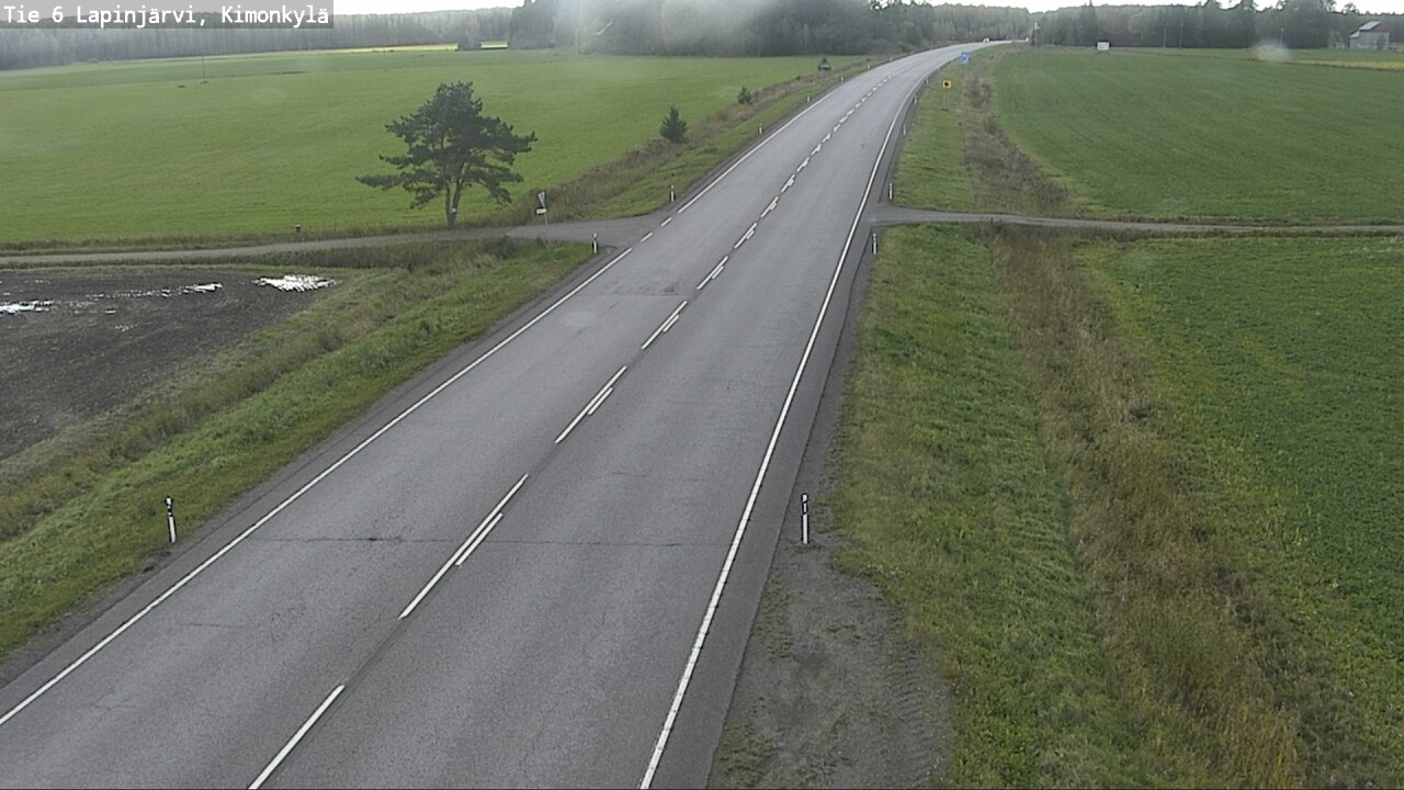 Weather Camera Image Väg 6 Lapinjärvi, Kimoböle, Lapinjärvi, Uusimaa