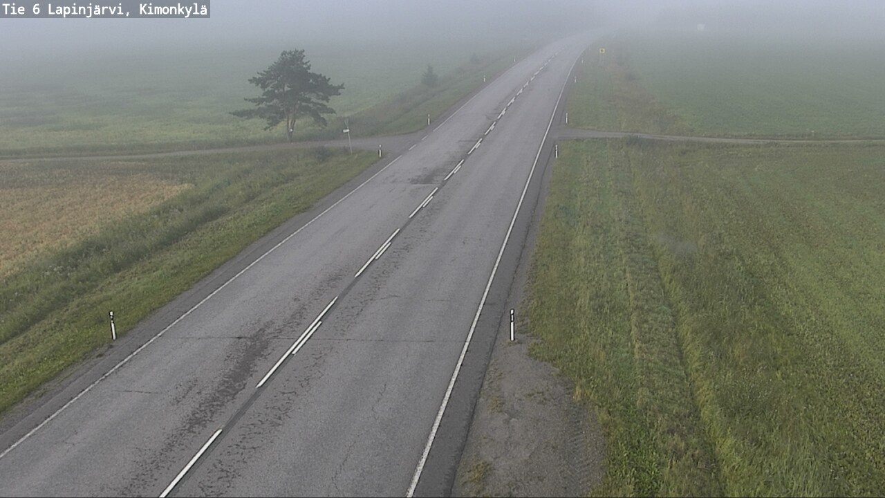 Weather Camera Image Väg 6 Lapinjärvi, Kimoböle, Lapinjärvi, Uusimaa