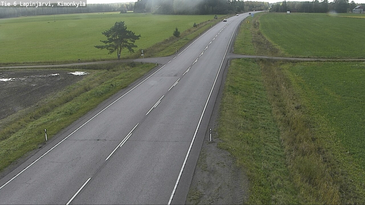 Weather Camera Image Väg 6 Lapinjärvi, Kimoböle, Lapinjärvi, Uusimaa