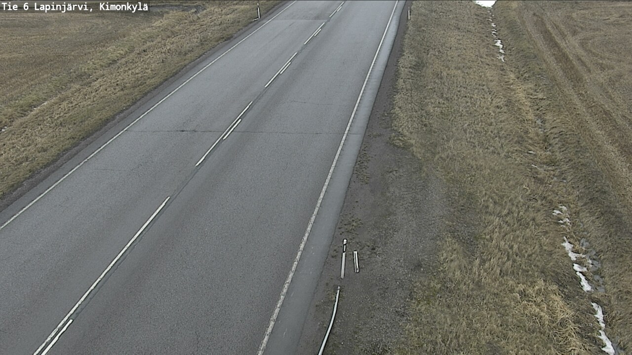 Weather Camera Image Road 6 Lapinjärvi, Kimonkylä, Lapinjärvi, Uusimaa