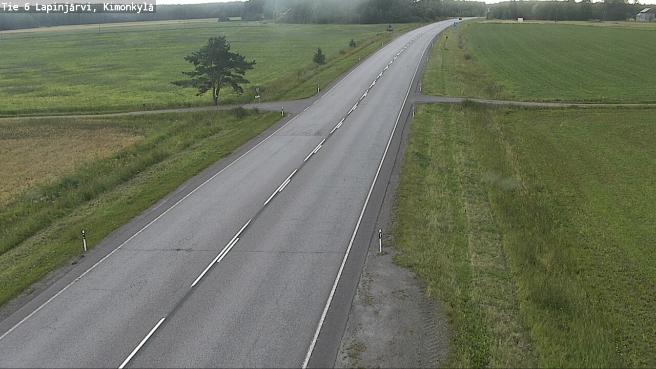 Weather Camera Image Väg 6 Lapinjärvi, Kimoböle, Lapinjärvi, Uusimaa