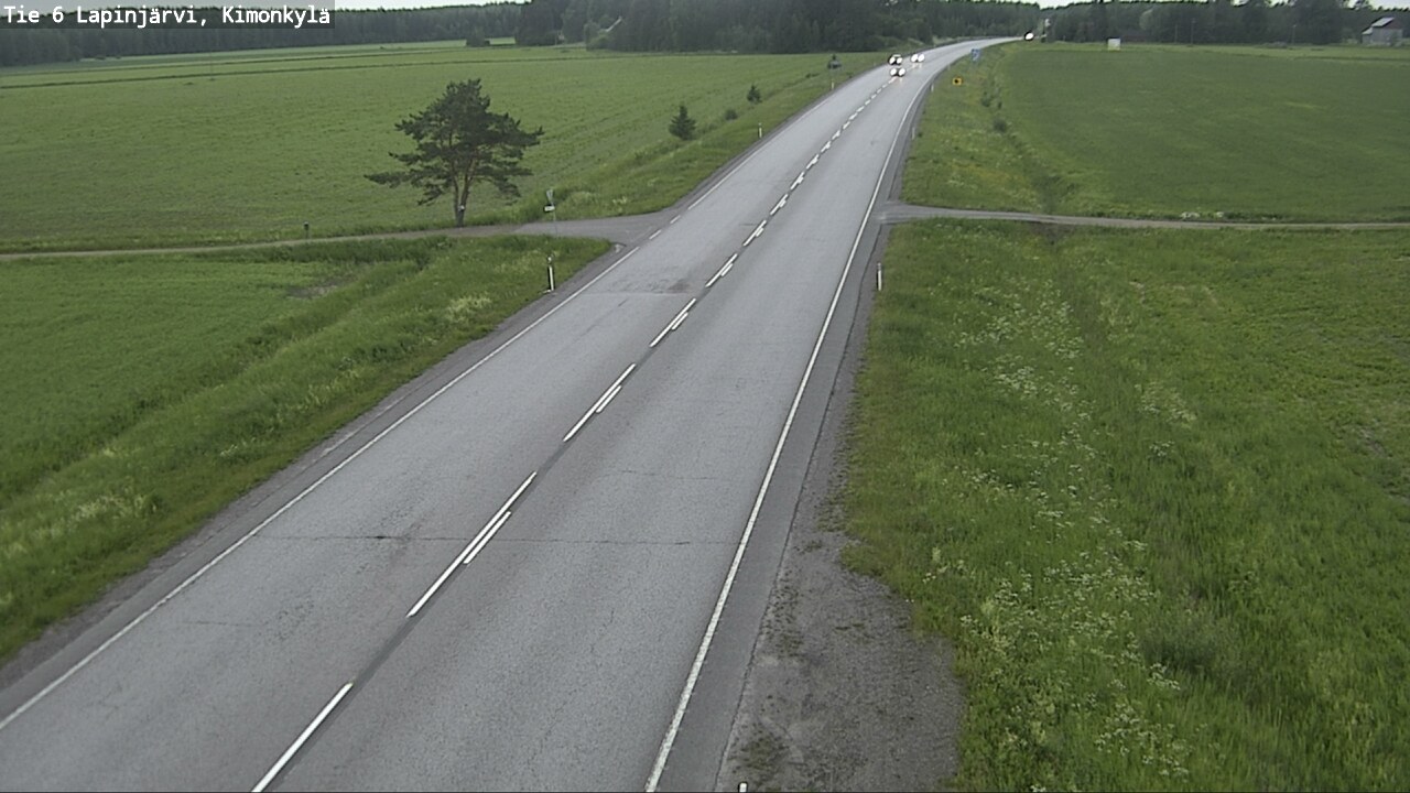 Weather Camera Image Väg 6 Lapinjärvi, Kimoböle, Lapinjärvi, Uusimaa