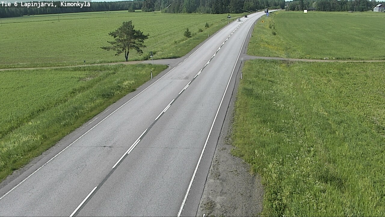 Weather Camera Image Väg 6 Lapinjärvi, Kimoböle, Lapinjärvi, Uusimaa