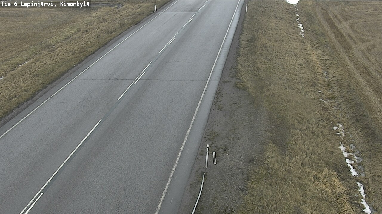 Weather Camera Image Road 6 Lapinjärvi, Kimonkylä, Lapinjärvi, Uusimaa