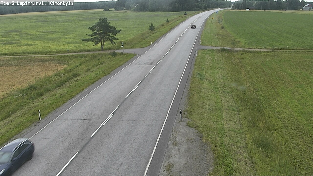Weather Camera Image Väg 6 Lapinjärvi, Kimoböle, Lapinjärvi, Uusimaa