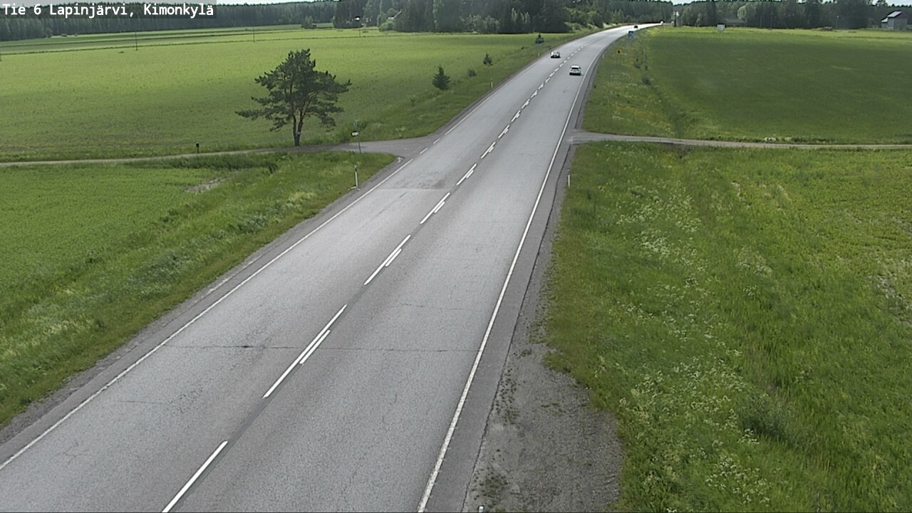 Weather Camera Image Väg 6 Lapinjärvi, Kimoböle, Lapinjärvi, Uusimaa