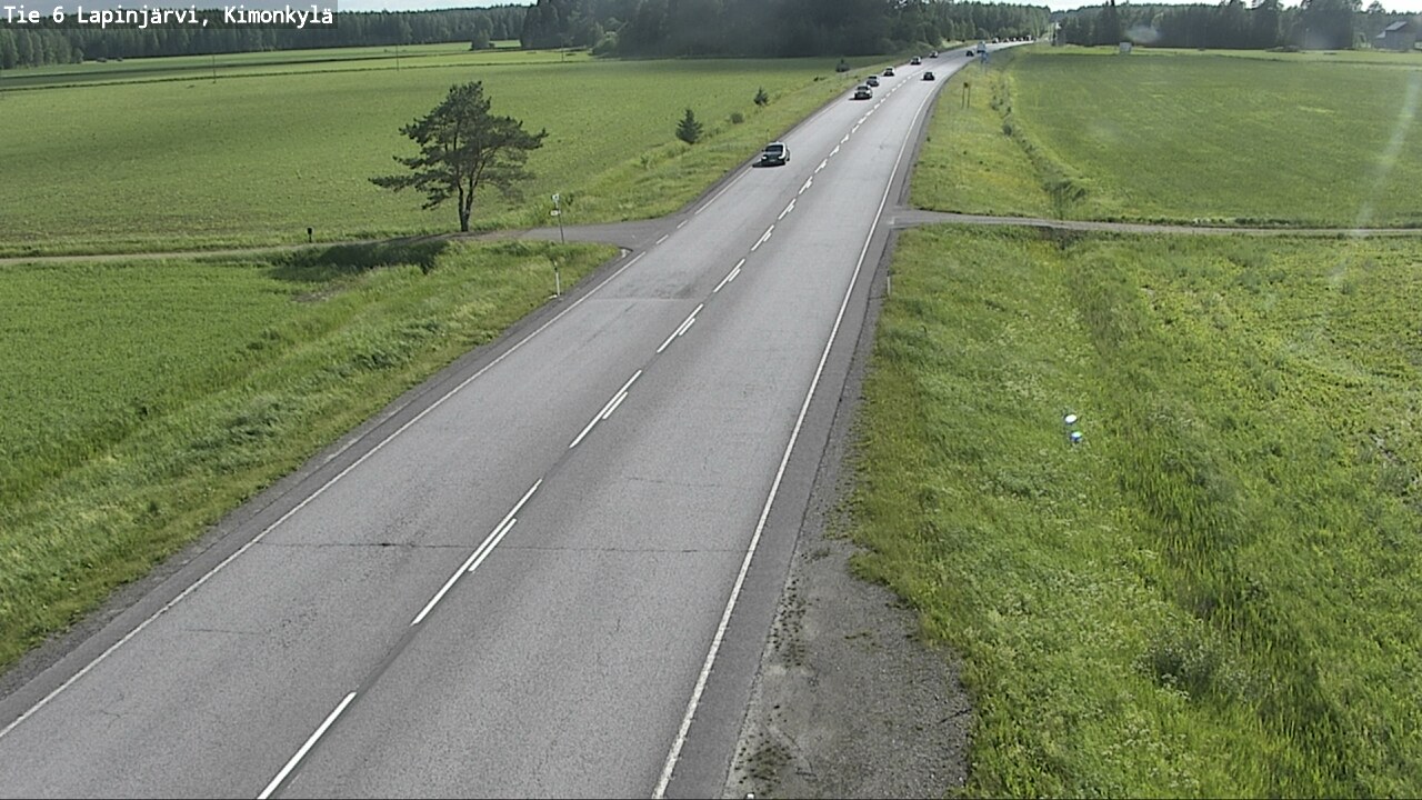 Weather Camera Image Väg 6 Lapinjärvi, Kimoböle, Lapinjärvi, Uusimaa