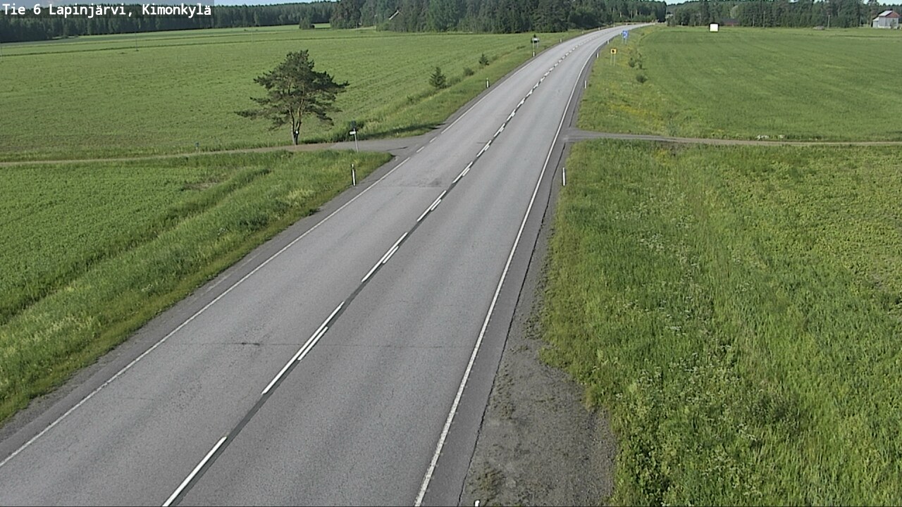 Weather Camera Image Väg 6 Lapinjärvi, Kimoböle, Lapinjärvi, Uusimaa