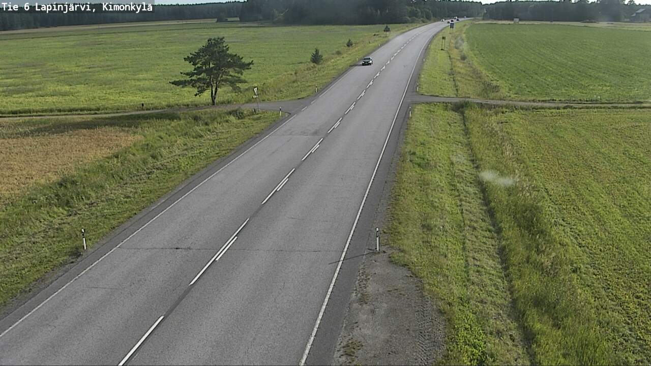 Weather Camera Image Väg 6 Lapinjärvi, Kimoböle, Lapinjärvi, Uusimaa