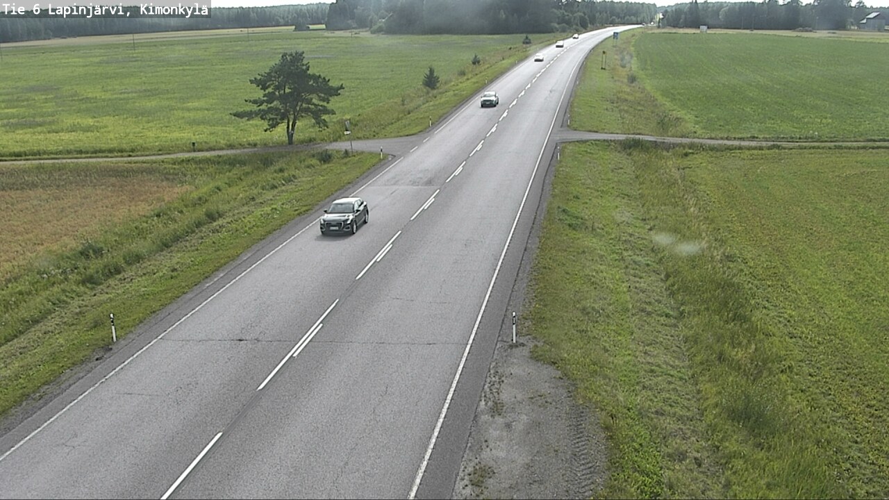 Weather Camera Image Väg 6 Lapinjärvi, Kimoböle, Lapinjärvi, Uusimaa
