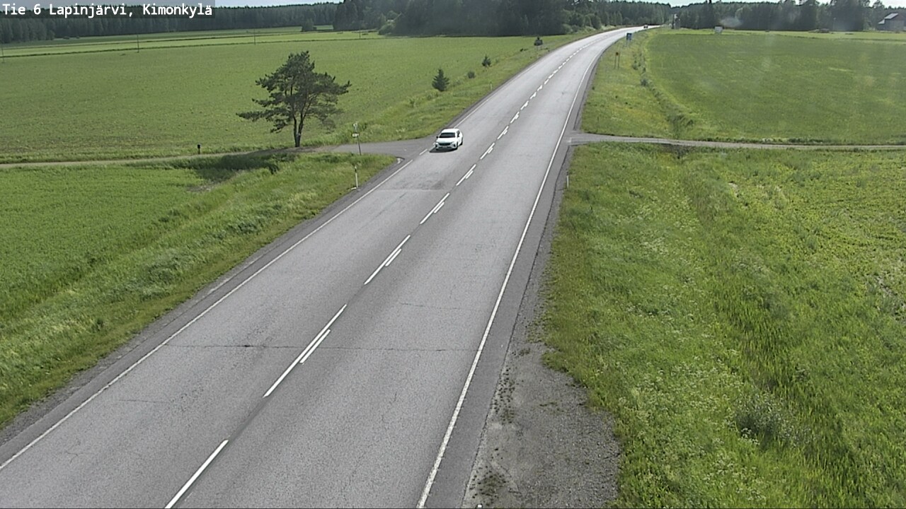Weather Camera Image Väg 6 Lapinjärvi, Kimoböle, Lapinjärvi, Uusimaa