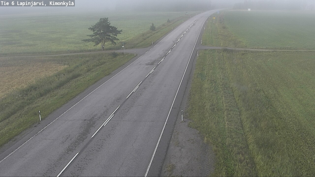 Weather Camera Image Väg 6 Lapinjärvi, Kimoböle, Lapinjärvi, Uusimaa