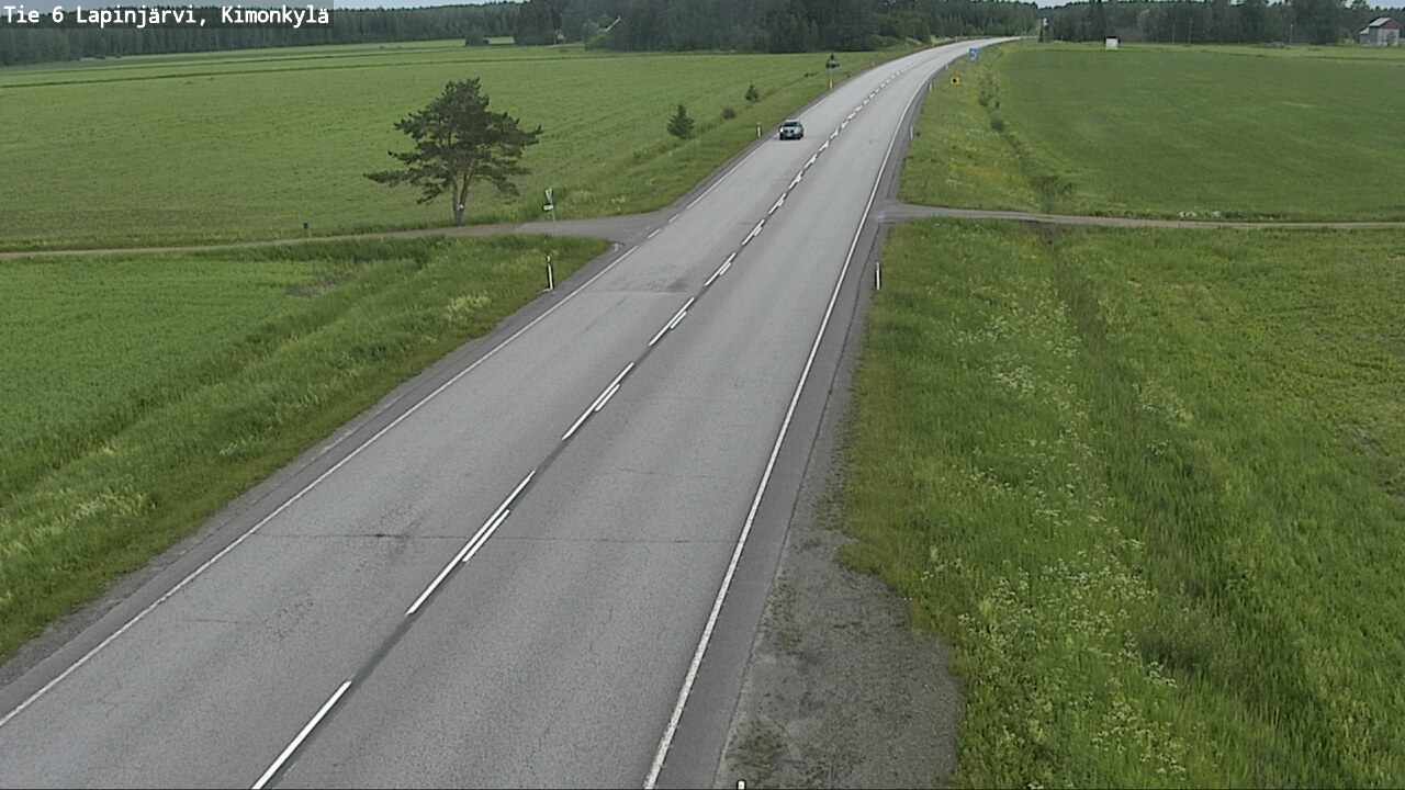 Weather Camera Image Väg 6 Lapinjärvi, Kimoböle, Lapinjärvi, Uusimaa