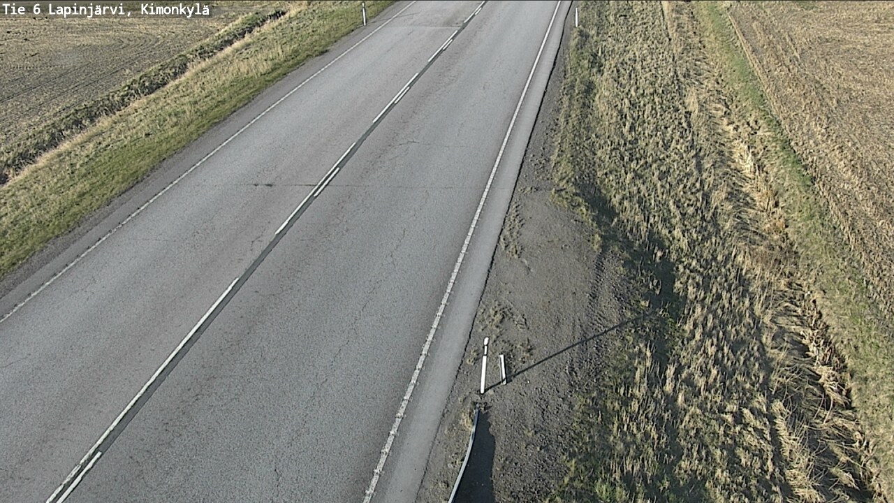 Weather Camera Image Road 6 Lapinjärvi, Kimonkylä, Lapinjärvi, Uusimaa