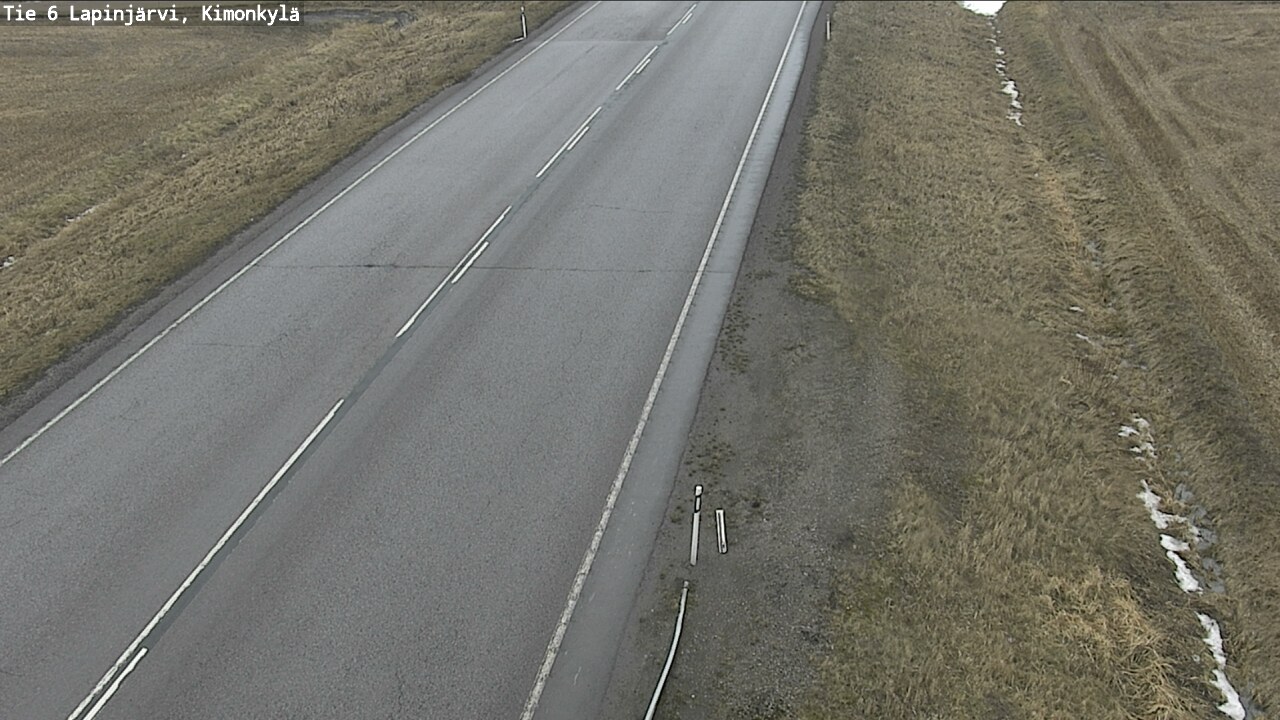Weather Camera Image Road 6 Lapinjärvi, Kimonkylä, Lapinjärvi, Uusimaa