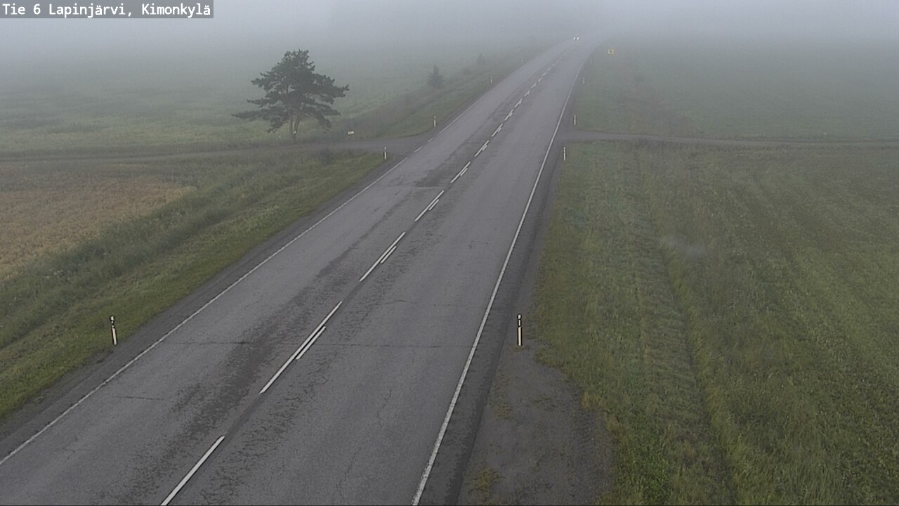 Weather Camera Image Väg 6 Lapinjärvi, Kimoböle, Lapinjärvi, Uusimaa