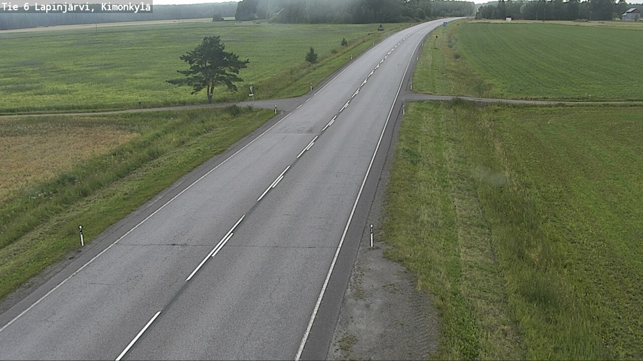 Weather Camera Image Väg 6 Lapinjärvi, Kimoböle, Lapinjärvi, Uusimaa