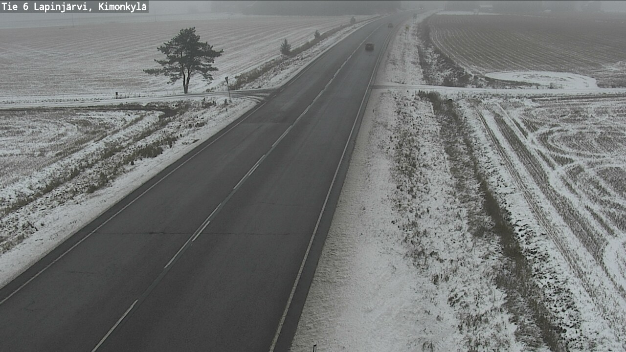 Weather Camera Image Väg 6 Lapinjärvi, Kimoböle, Lapinjärvi, Uusimaa