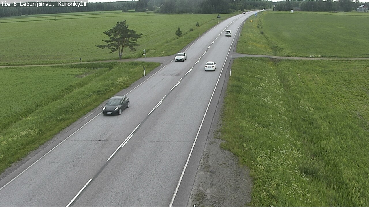 Weather Camera Image Väg 6 Lapinjärvi, Kimoböle, Lapinjärvi, Uusimaa