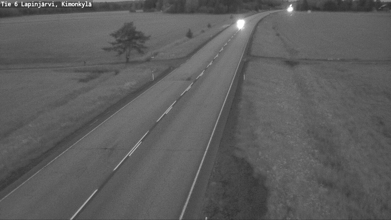 Weather Camera Image Väg 6 Lapinjärvi, Kimoböle, Lapinjärvi, Uusimaa