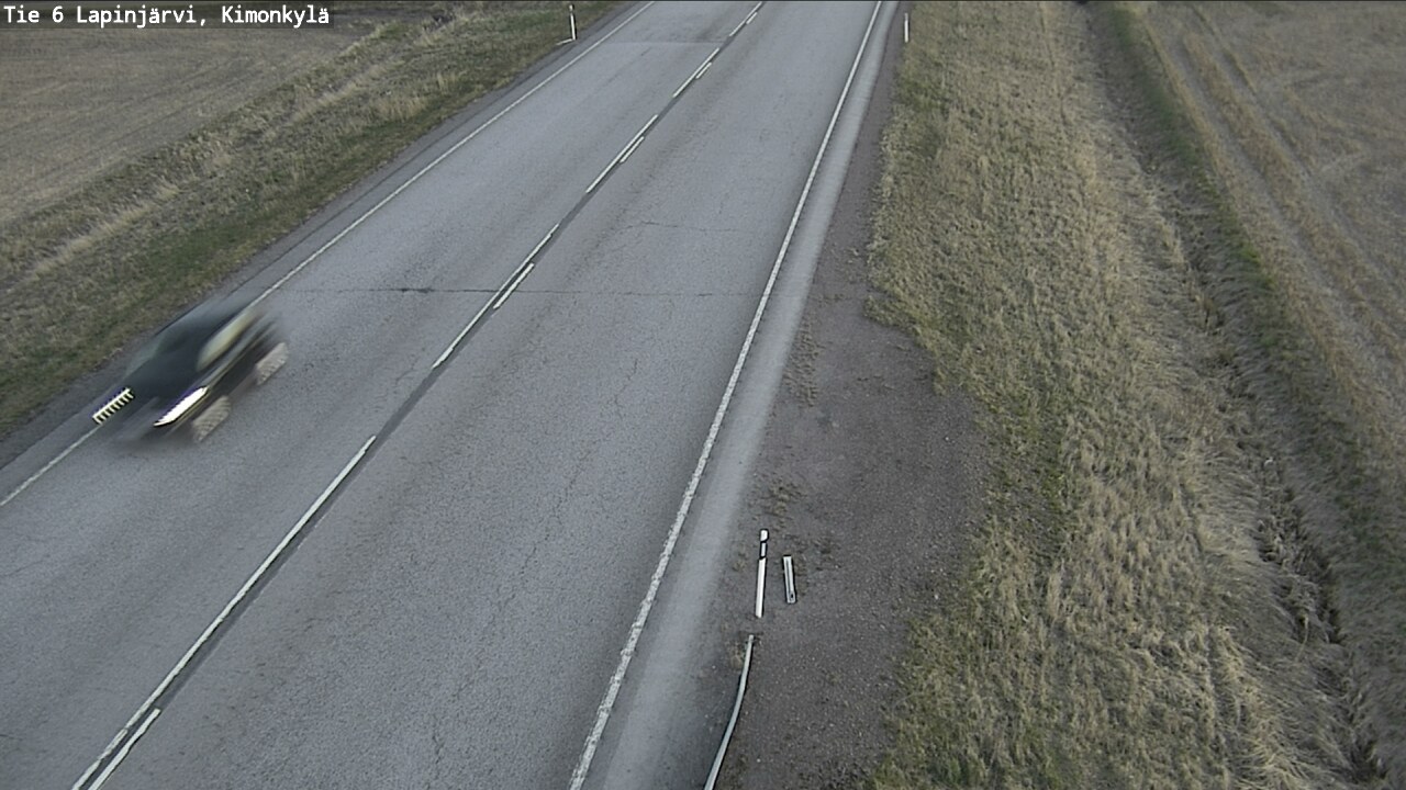 Weather Camera Image Väg 6 Lapinjärvi, Kimoböle, Lapinjärvi, Uusimaa
