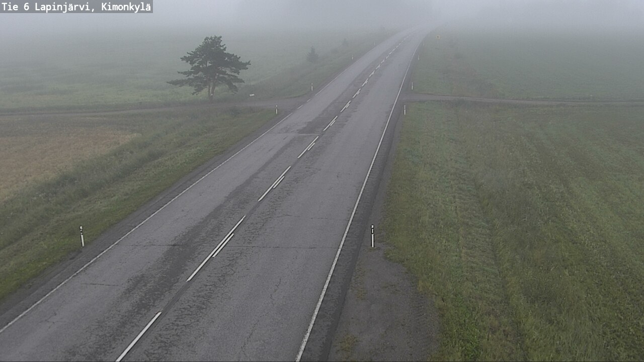 Weather Camera Image Väg 6 Lapinjärvi, Kimoböle, Lapinjärvi, Uusimaa