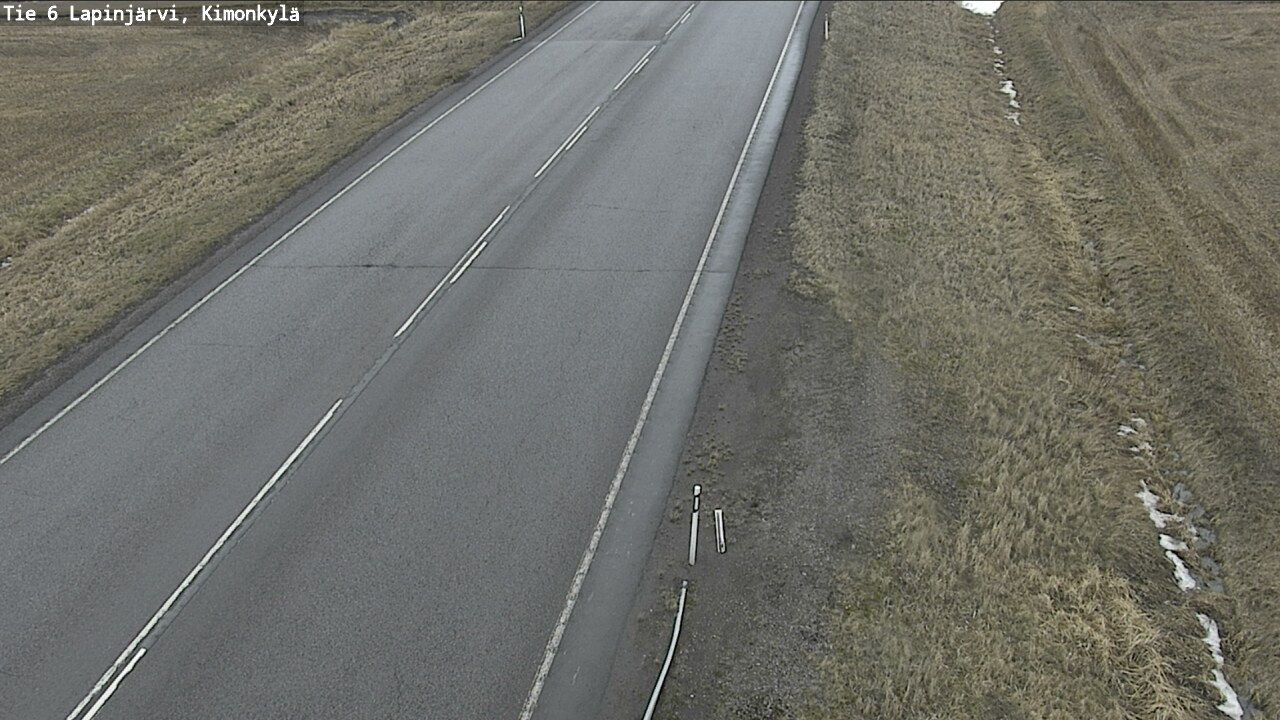 Weather Camera Image Road 6 Lapinjärvi, Kimonkylä, Lapinjärvi, Uusimaa