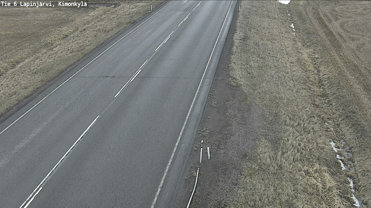 Weather Camera Image Road 6 Lapinjärvi, Kimonkylä, Lapinjärvi, Uusimaa
