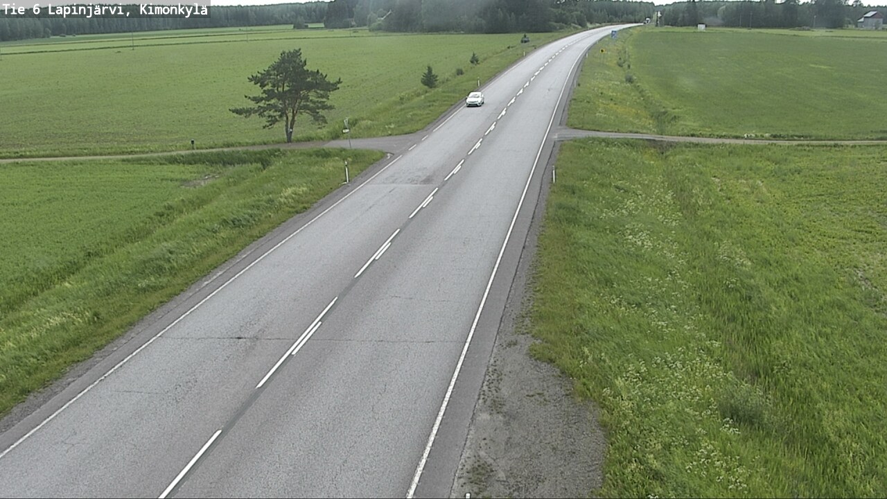 Weather Camera Image Väg 6 Lapinjärvi, Kimoböle, Lapinjärvi, Uusimaa