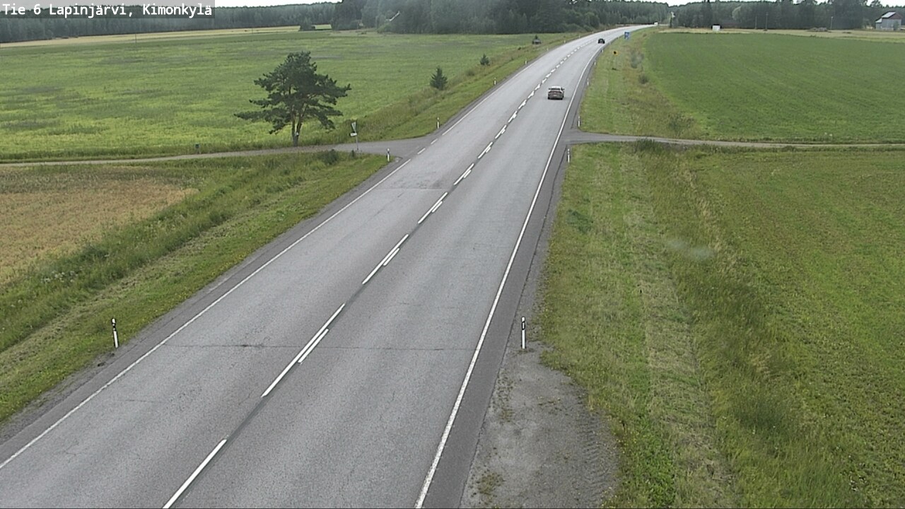 Weather Camera Image Väg 6 Lapinjärvi, Kimoböle, Lapinjärvi, Uusimaa