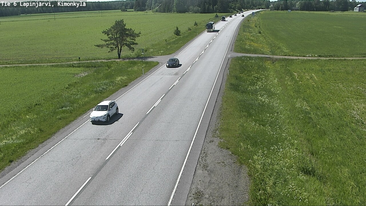 Weather Camera Image Väg 6 Lapinjärvi, Kimoböle, Lapinjärvi, Uusimaa