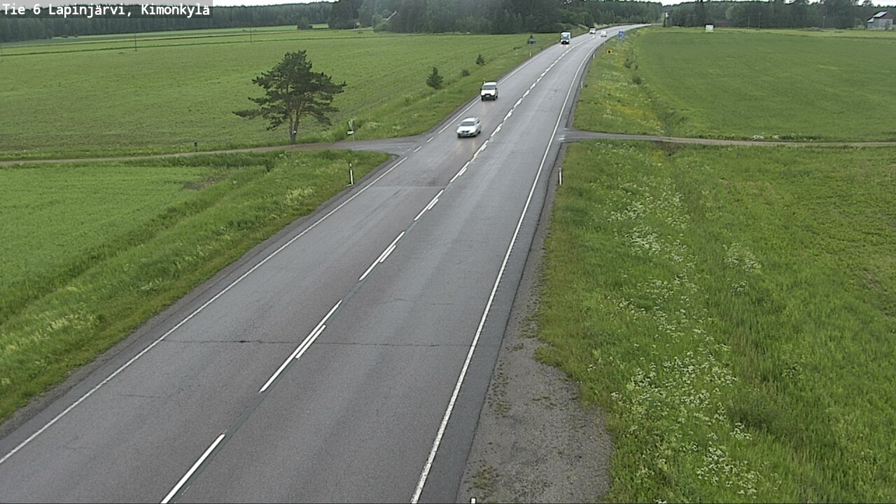 Weather Camera Image Road 6 Lapinjärvi, Kimonkylä, Lapinjärvi, Uusimaa