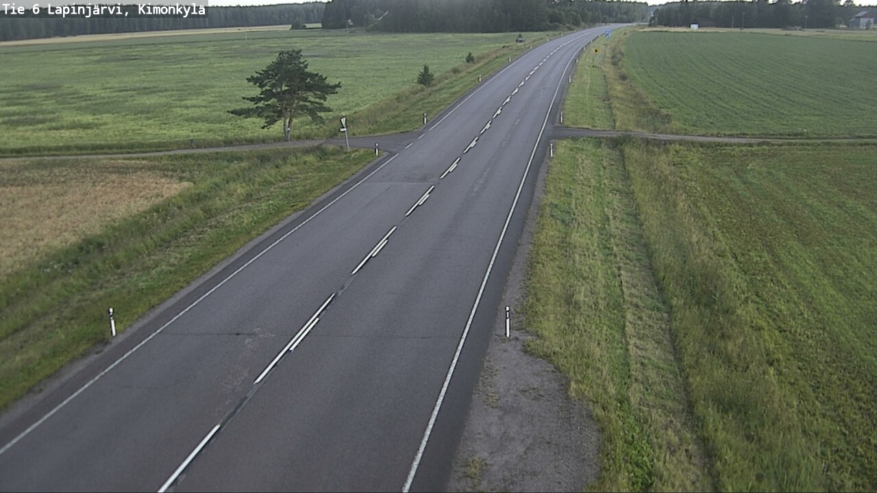 Weather Camera Image Väg 6 Lapinjärvi, Kimoböle, Lapinjärvi, Uusimaa