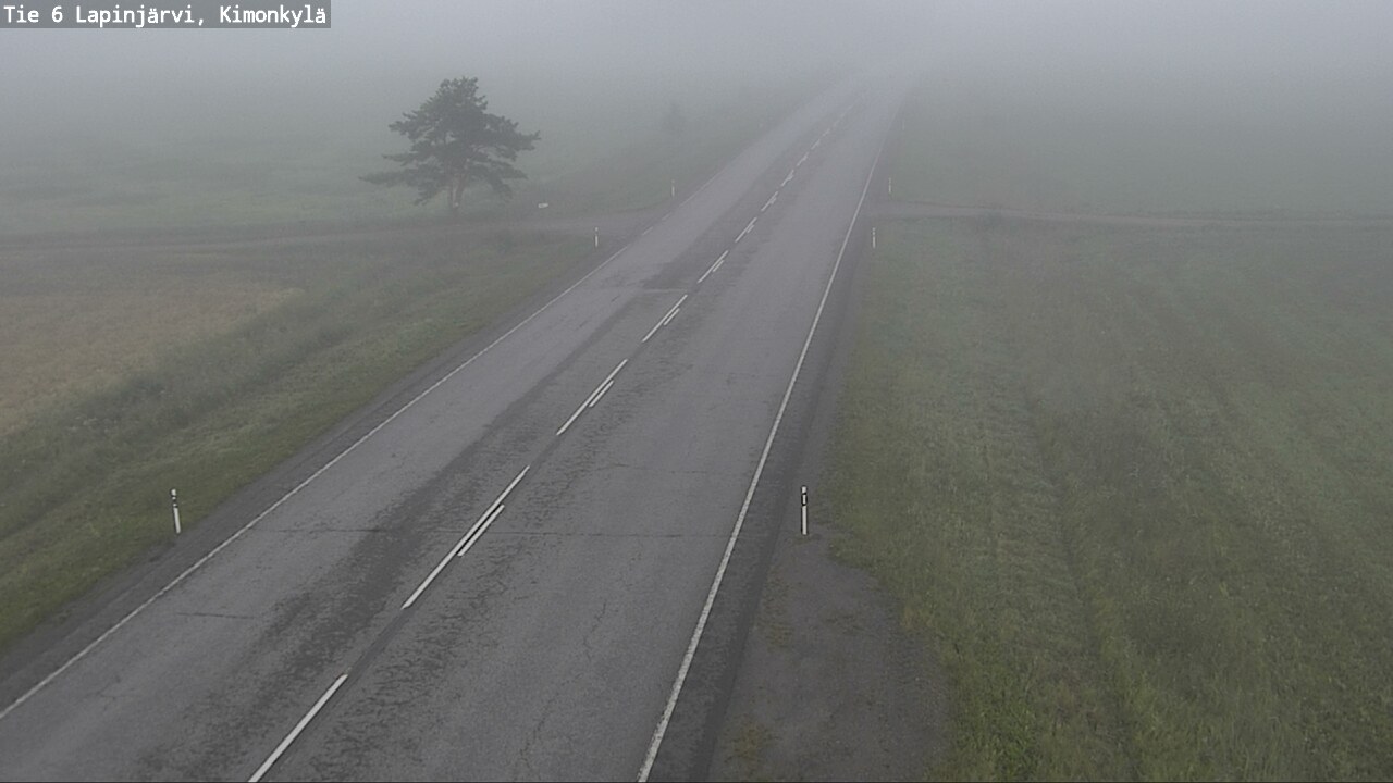 Weather Camera Image Väg 6 Lapinjärvi, Kimoböle, Lapinjärvi, Uusimaa