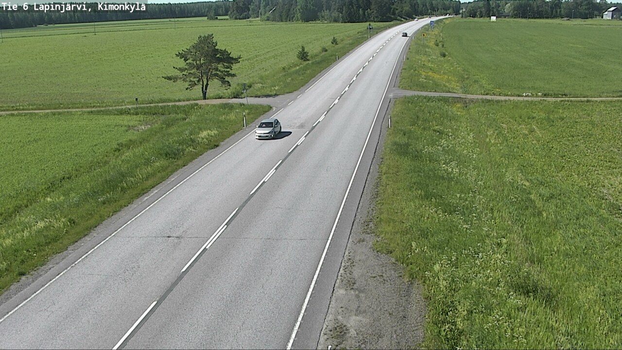 Weather Camera Image Väg 6 Lapinjärvi, Kimoböle, Lapinjärvi, Uusimaa