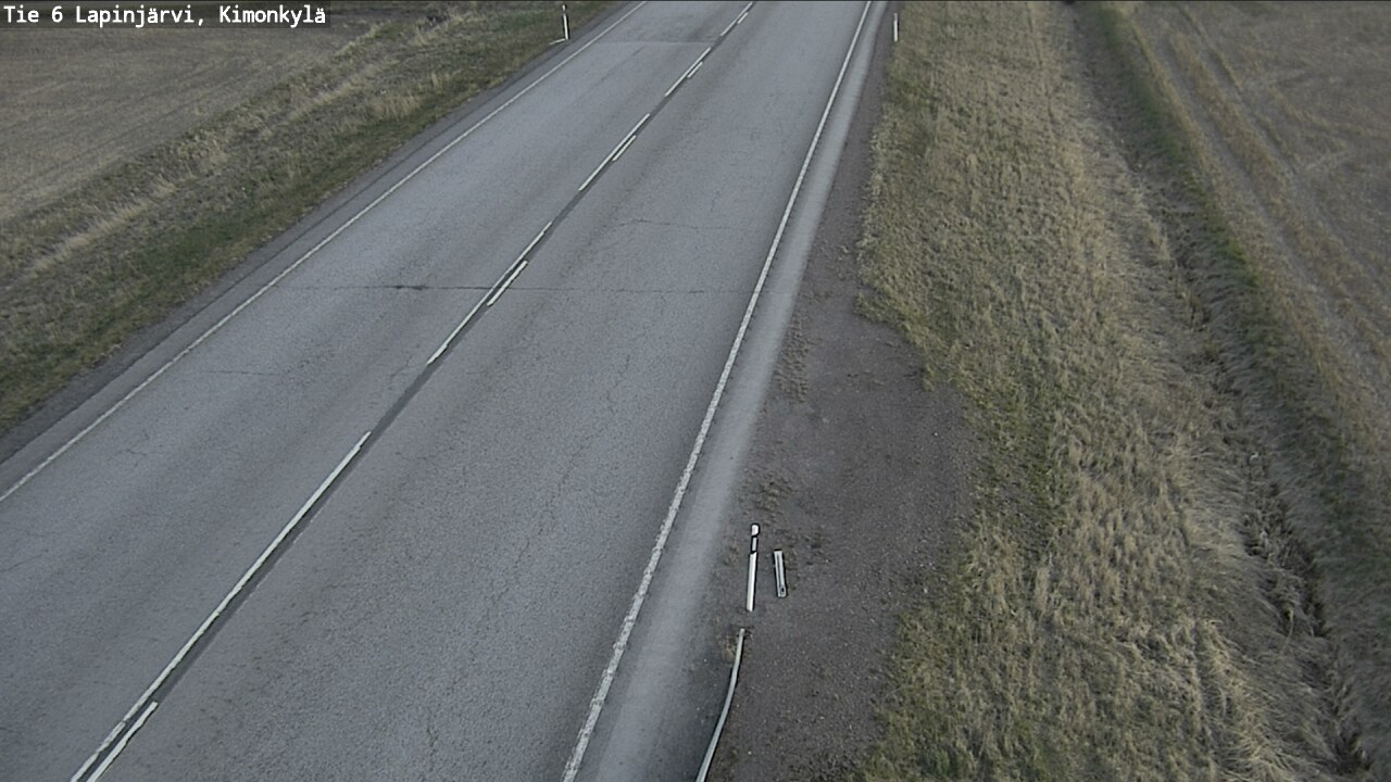 Weather Camera Image Väg 6 Lapinjärvi, Kimoböle, Lapinjärvi, Uusimaa