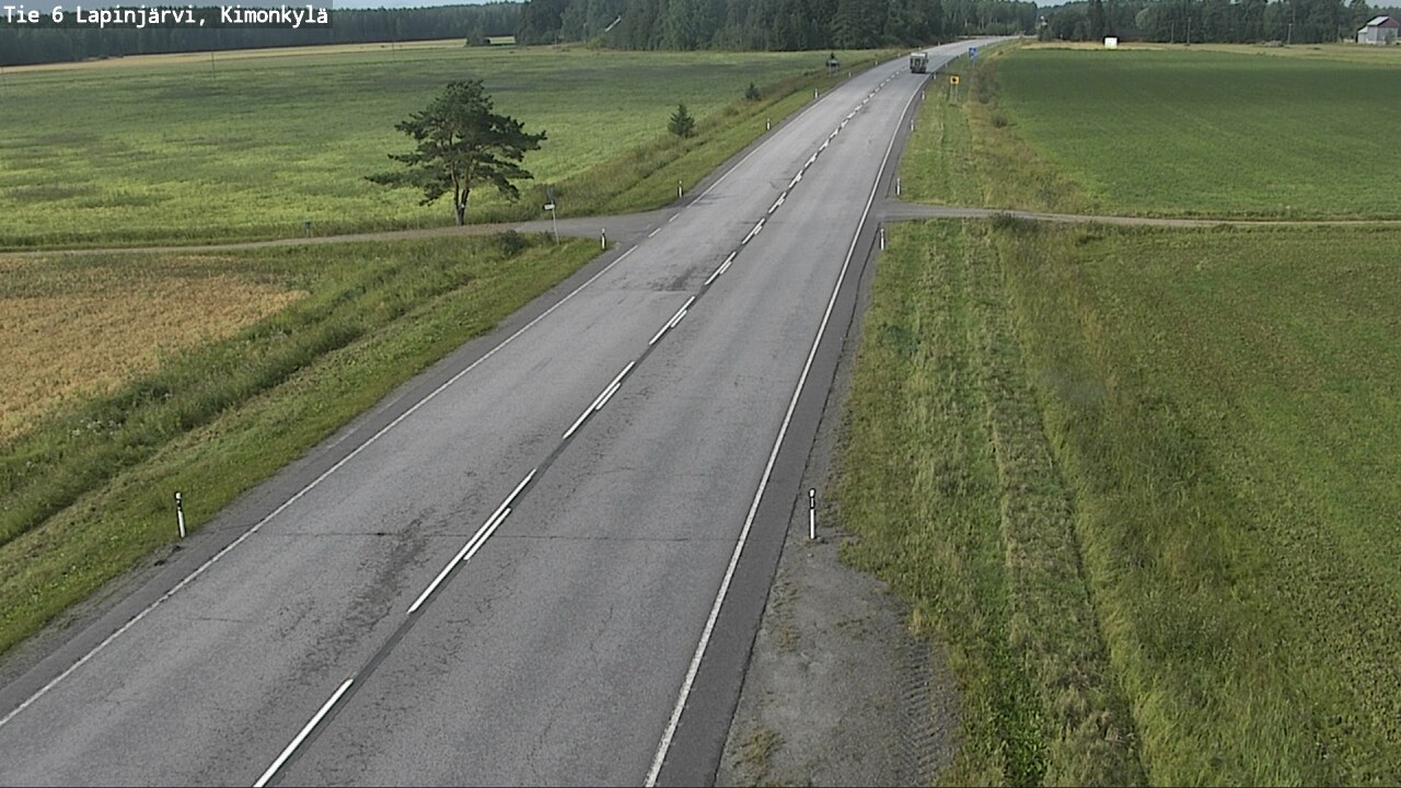Weather Camera Image Väg 6 Lapinjärvi, Kimoböle, Lapinjärvi, Uusimaa