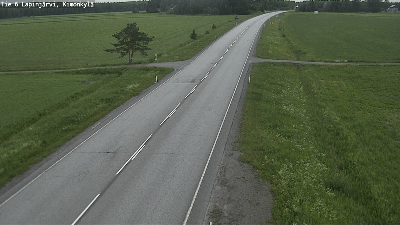 Weather Camera Image Väg 6 Lapinjärvi, Kimoböle, Lapinjärvi, Uusimaa