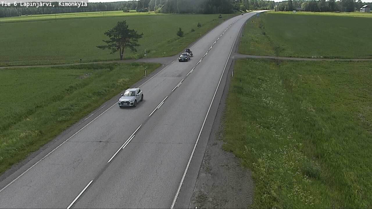 Weather Camera Image Väg 6 Lapinjärvi, Kimoböle, Lapinjärvi, Uusimaa