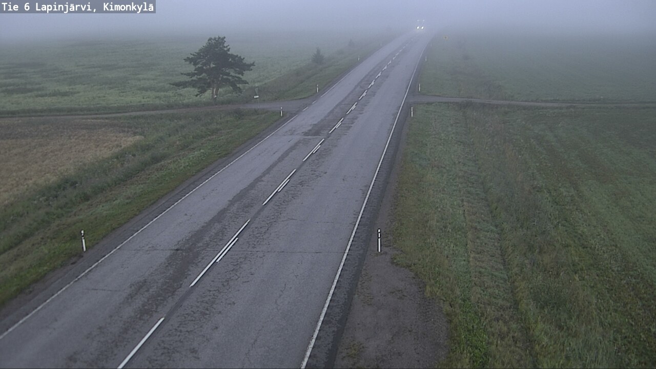 Weather Camera Image Väg 6 Lapinjärvi, Kimoböle, Lapinjärvi, Uusimaa