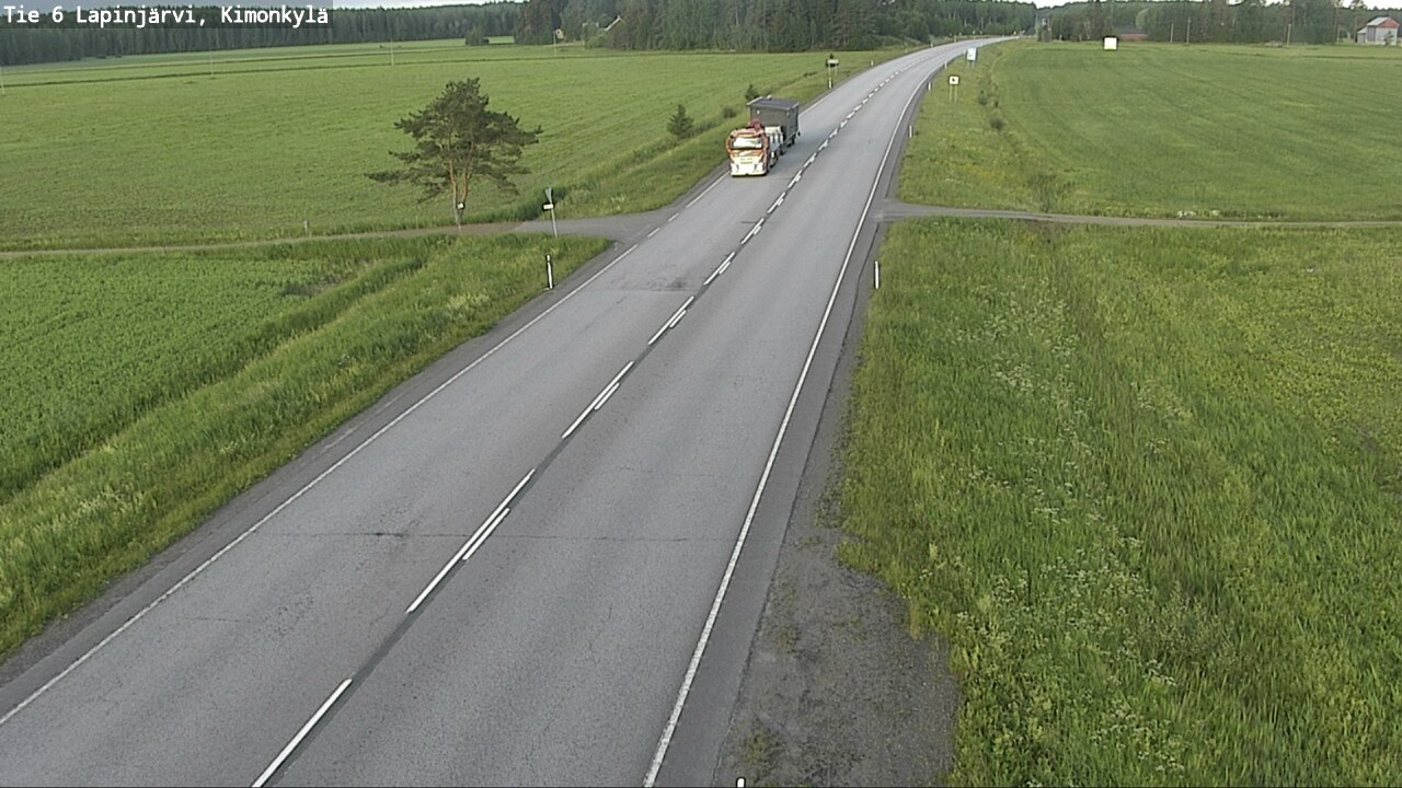 Weather Camera Image Väg 6 Lapinjärvi, Kimoböle, Lapinjärvi, Uusimaa