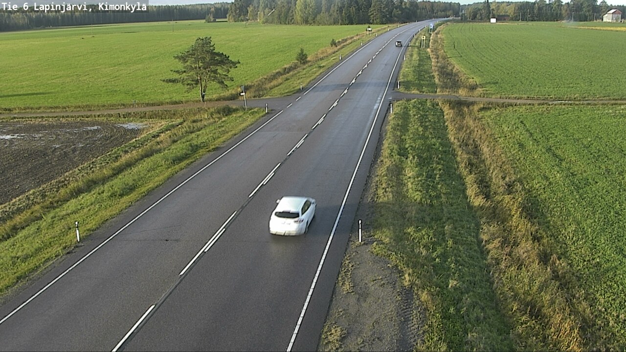 Weather Camera Image Road 6 Lapinjärvi, Kimonkylä, Lapinjärvi, Uusimaa