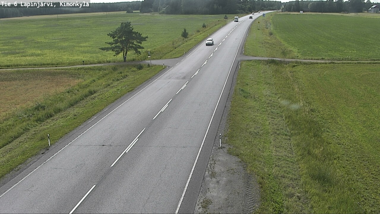 Weather Camera Image Väg 6 Lapinjärvi, Kimoböle, Lapinjärvi, Uusimaa