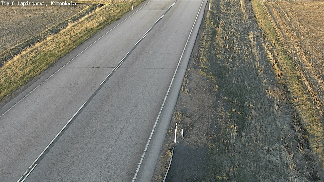 Weather Camera Image Road 6 Lapinjärvi, Kimonkylä, Lapinjärvi, Uusimaa