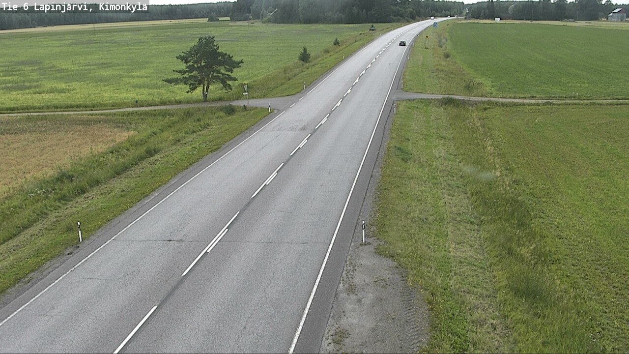 Weather Camera Image Väg 6 Lapinjärvi, Kimoböle, Lapinjärvi, Uusimaa