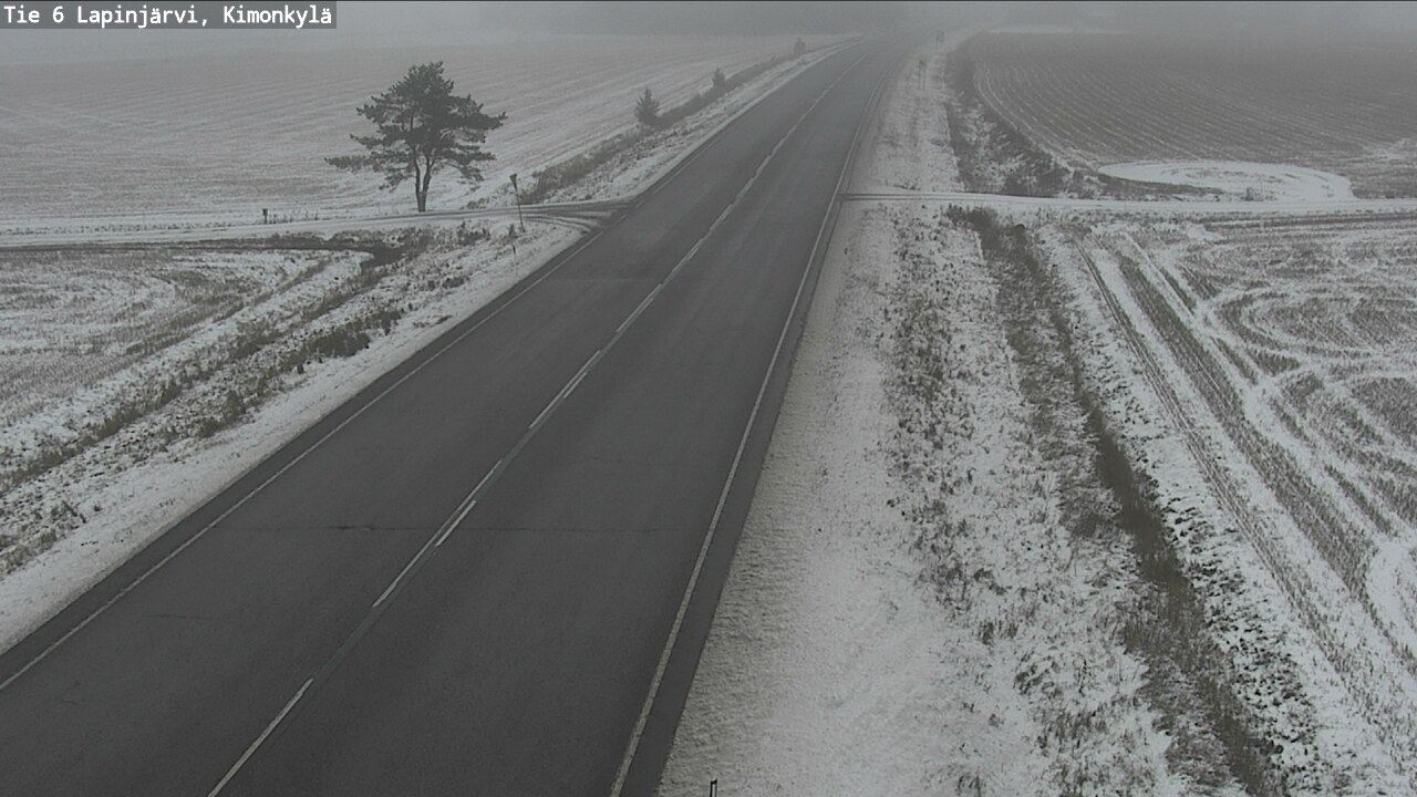 Weather Camera Image Väg 6 Lapinjärvi, Kimoböle, Lapinjärvi, Uusimaa