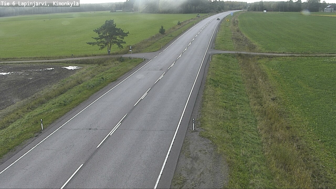 Weather Camera Image Väg 6 Lapinjärvi, Kimoböle, Lapinjärvi, Uusimaa