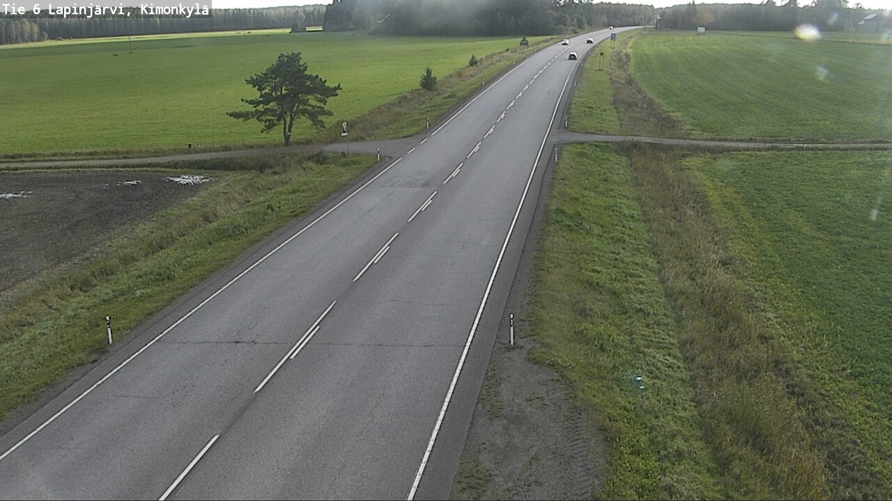 Weather Camera Image Väg 6 Lapinjärvi, Kimoböle, Lapinjärvi, Uusimaa