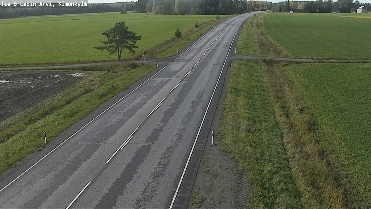 Weather Camera Image Road 6 Lapinjärvi, Kimonkylä, Lapinjärvi, Uusimaa